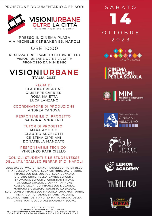 VISIONI URBANE OLTRE LA CITTÀ Sabato 14 ottobre 2023